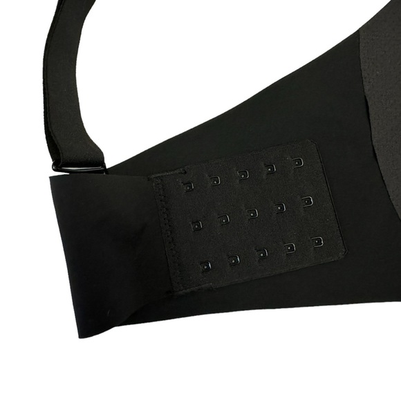 Knix Black Wide Strap Padded V-Neck Bra Size 8+, NWT - Picture 6 of 10